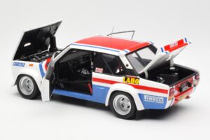 Fiat 131 Abarth Fiat France #9 J-C. Andruet / C. Delferrier Winner Rally Sanremo 1977 Kyosho 1:18 08375A Fém – 5. kép a 8-ből