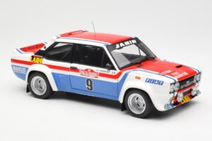 Fiat 131 Abarth Fiat France #9 J-C. Andruet / C. Delferrier Winner Rally Sanremo 1977 Kyosho 1:18 08375A Fém – 6. kép a 8-ből