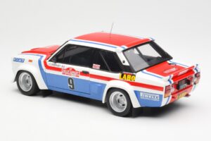 Fiat 131 Abarth Fiat France #9 J-C. Andruet / C. Delferrier Winner Rally Sanremo 1977 Kyosho 1:18 08375A Fém – 7. kép a 8-ből