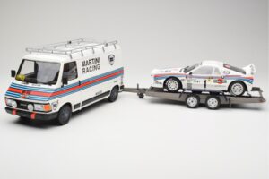 Fiat 242 & Lancia 037 Group B #1 W. Rohrl / C. Geistdorfer Rally Monte Carlo 1983 Otto 1:18 OT360 Gyanta – 7. kép a 7-ből