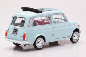 Fiat 500 Giardiniera Acquamarina Kék Norev 1:18 187742 Fém – 3. kép a 7-ből