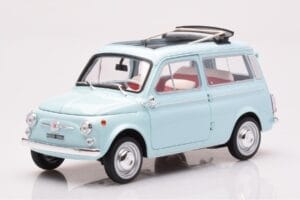 Fiat 500 Giardiniera Acquamarina Kék Norev 1:18 187742 Fém