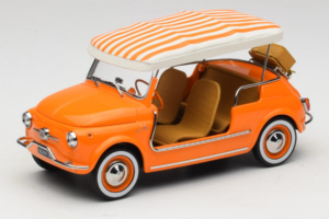 Fiat 500 Jolly Narancssárga Norev 1:18 187791 Fém