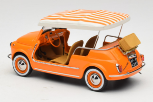 Fiat 500 Jolly Narancssárga Norev 1:18 187791 Fém – 5. kép a 6-ből