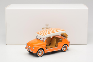 Fiat 500 Jolly Narancssárga Norev 1:18 187791 Fém – 6. kép a 6-ből