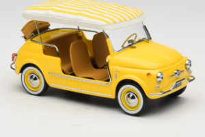 Fiat 500 Jolly Sárga Norev 1:18 187790 Fém – 4. kép a 6-ből