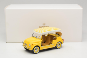 Fiat 500 Jolly Sárga Norev 1:18 187790 Fém – 6. kép a 6-ből