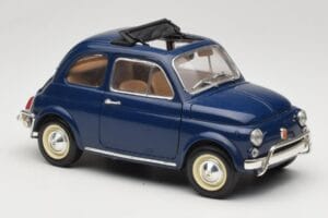 Fiat 500 L Kék Bburago 1:18 3327 Fém – 6. kép a 8-ből