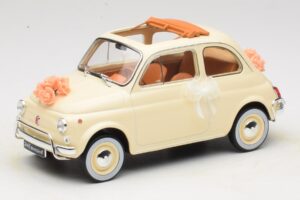 Fiat 500 L Elefántcsont Wedding Gift Norev 1:18 187780 Fém