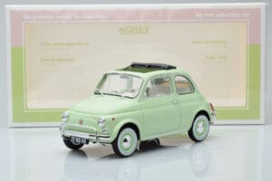 Fiat 500 L Világoszöld Norev 1:18 187773 Fém – 6. kép a 6-ből