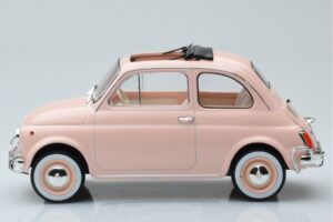 Fiat 500 L Rózsaszín Special Birth Pack Norev 1:18 187774 Fém – 3. kép a 6-ből