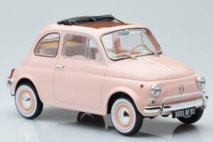 Fiat 500 L Rózsaszín Special Birth Pack Norev 1:18 187774 Fém – 4. kép a 6-ből
