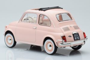 Fiat 500 L Rózsaszín Special Birth Pack Norev 1:18 187774 Fém – 5. kép a 6-ből