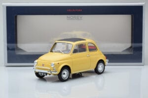 Fiat 500 L Tahiti Sárga Norev 1:18 187772 Fém – 6. kép a 6-ből