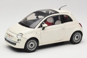 Fiat 500 Fehér Mondo Motors 1:18 500291 Fém