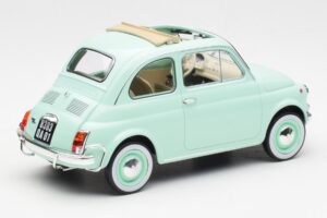 Fiat 500L Pasztell Kék Norev 1:18 187777 Fém – 2. kép a 6-ből