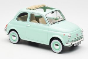 Fiat 500L Pasztell Kék Norev 1:18 187777 Fém – 4. kép a 6-ből