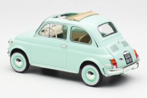 Fiat 500L Pasztell Kék Norev 1:18 187777 Fém – 5. kép a 6-ből