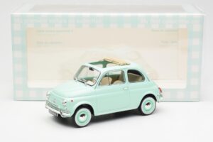 Fiat 500L Pasztell Kék Norev 1:18 187777 Fém – 6. kép a 6-ből