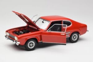 Ford Capri Mk1 1700 GT Piros Minichamps 1:18 180089001 Fém – 2. kép a 8-ből