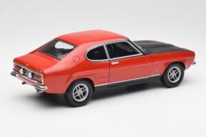 Ford Capri Mk1 2600 RS Piros Fekete Minichamps 1:18 180089071 Fém – 3. kép a 8-ből