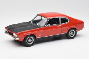 Ford Capri Mk1 2600 RS Piros Fekete Minichamps 1:18 180089071 Fém