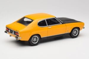 Ford Capri 2600 RS Signal Sárga Feketével Minichamps 1:18 180089070 Fém – 3. kép a 8-ből