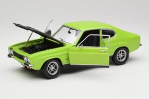 Ford Capri Mk1 RS 2600 Zöld & Fekete Minichamps 1:18 150089075 Fém – 2. kép a 8-ből