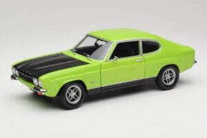 Ford Capri Mk1 RS 2600 Zöld & Fekete Minichamps 1:18 150089075 Fém