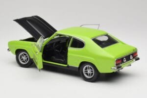 Ford Capri Mk1 RS 2600 Zöld & Fekete Minichamps 1:18 150089075 Fém – 5. kép a 8-ből