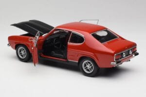 Ford Capri Mk1 RS 2600 Piros & Fekete Minichamps 1:18 150089076 Fém – 5. kép a 8-ből
