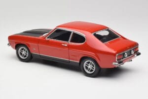 Ford Capri Mk1 RS 2600 Piros & Fekete Minichamps 1:18 150089076 Fém – 7. kép a 8-ből