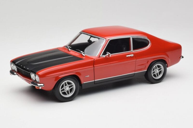 Ford Capri Mk1 RS 2600 Piros & Fekete Minichamps 1:18 150089076 Fém