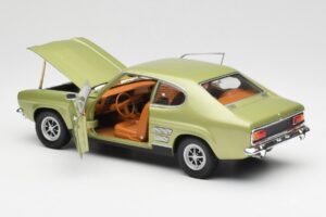 Ford Capri Mk1 Világoszöld Metál Minichamps 1:18 18008900 Fém – 5. kép a 8-ből