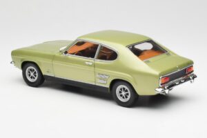 Ford Capri Mk1 Világoszöld Metál Minichamps 1:18 18008900 Fém – 7. kép a 8-ből