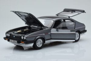 Ford Capri Mk3 2.8 Injection RHD Grafit Szürke Norev 1:18 182725 Fém – 2. kép a 8-ből