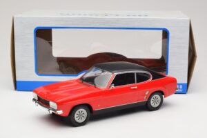 Ford Capri Mk1 Piros MCG 1:18 MCG18083 Fém – 6. kép a 6-ből
