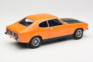 Ford Capri Mk1 RS 2600 Signal Orange Fekete Minichamps 1:18 150089077 Fém – 3. kép a 8-ből