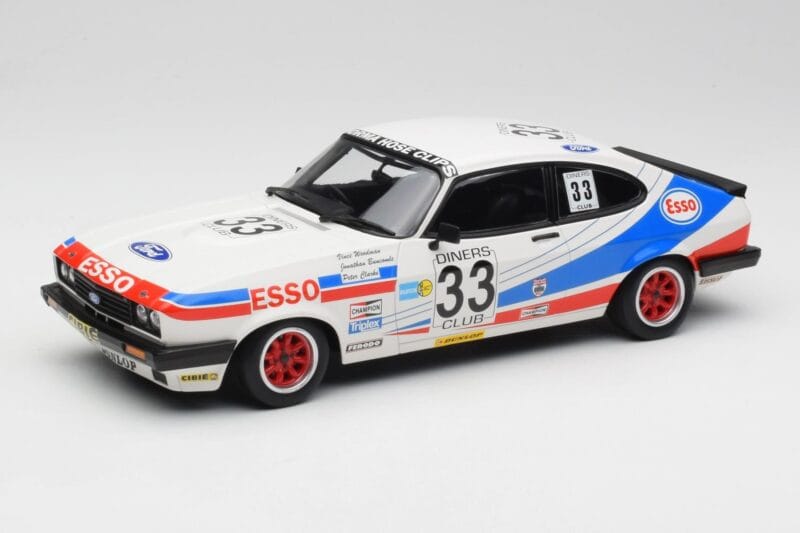 Ford Capri Mk2 3.0S #33 V. Woodman / C. Buncombe V M Woodman 3rd Place 24 Hours of Spa 1981 Minichamps 1:18 155818633 Fém