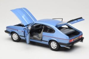 Ford Capri Mk3 2.8 Injection Paris Blue Norev 1:18 182764 Fém – 3. kép a 8-ből