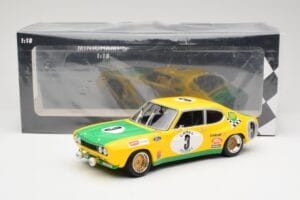 Ford Capri RS2600 BP Racing Team #3 G. Birrell / C. Bourgoignie 2nd Place 24 Hours of Spa 1972 Minichamps 1:18 155728503 Fém – 6. kép a 6-ből