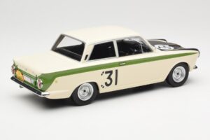 Ford Cortina Lotus #31 J. Ickx / G. Staepelaere Marathon de la Route 1966 MCG 1:18 MCG18436R Fém – 2. kép a 6-ből
