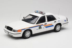 Ford Crown Victoria RCMP Police Car AUTOart 1:18 72706 Fém