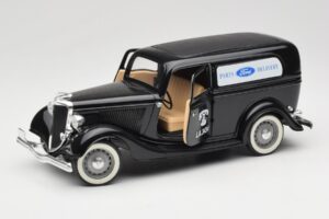 Ford Delivery Truck Ford Parts Fekete Solido 1:18 8417 Fém – 3. kép a 8-ből
