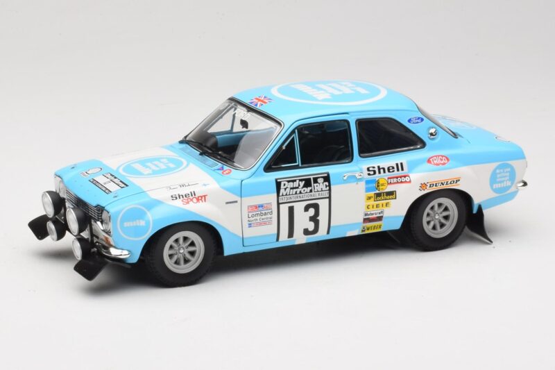 Ford Escort RS1600 #13 T. Makinen RAC Rally Winner 1973 Minichamps 1:18 100738113 Fém