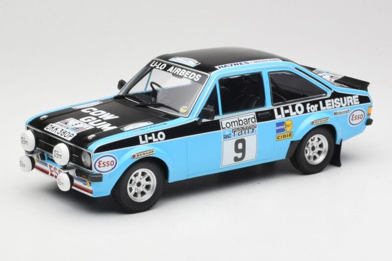 Ford Escort Mk2 RS 1800 #9 R. Clark / S. Wilson Li-Lo Equipe Esso Lombard RAC Rally 1978 Minichamps 1:18 155788709 Fém