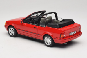 Ford Escort Mk4 XR3i Kabrió Flamenco Red Otto 1:18 OT1254 Gyanta – 5. kép a 6-ből