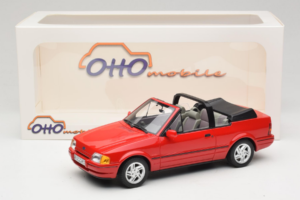 Ford Escort Mk4 XR3i Kabrió Flamenco Red Otto 1:18 OT1254 Gyanta – 6. kép a 6-ből