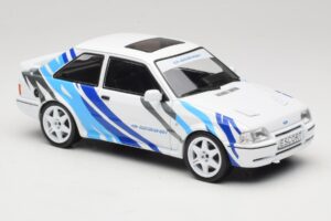 Ford Escort Mk4 RS Turbo S2 Fehér Dekorációval MCG 1:18 MCG18547R Fém – 4. kép a 6-ből