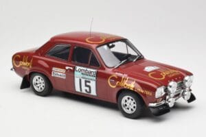 Ford Escort RS 1600 Mk1 #15 M. Alen / I. Kivimäki RAC Rally 1974 IXO 1:18 18RMC047B Fém – 4. kép a 6-ből